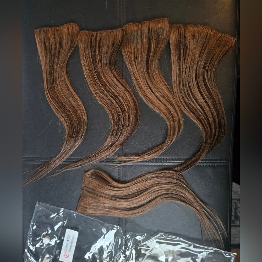 Chestnut Brown Clip-In Hair Extensions - Women's Hair